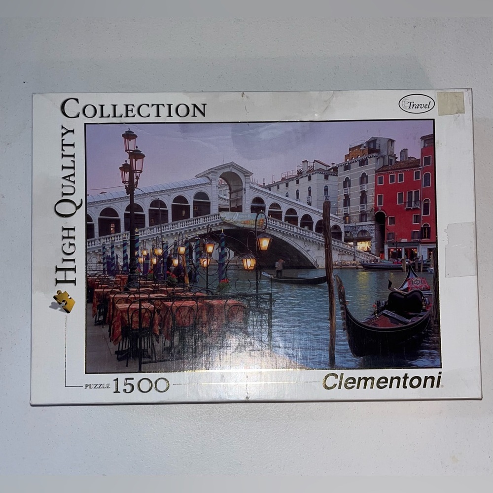 Clementoni High Quality Collection 1500 Pieces Puzzle Venezia Made Italy